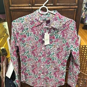 J Crew Liberty NWT floral blouse vintage